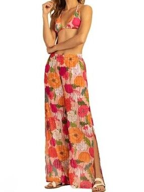 Trina Turk Sunny Bloom Swim & Spa Pants | Size XL - NWT